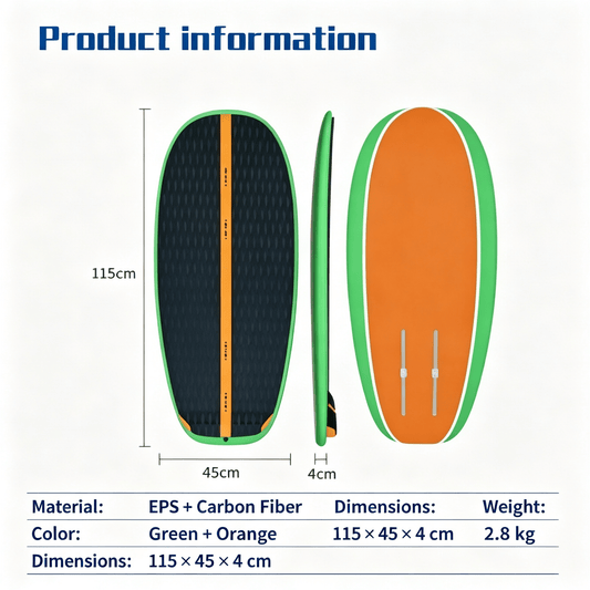 Carbon Fiber Hydrofoil Board - Kite Wing Wake Foil Surfboard - Carbonpawtag