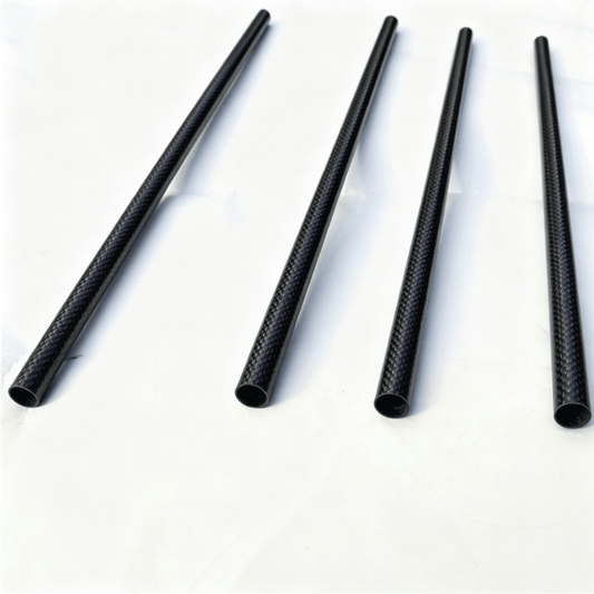 3K Carbon Fiber Tube 16mm - 14mm ID x 500mm Matte Glossy DIY - Carbonpawtag